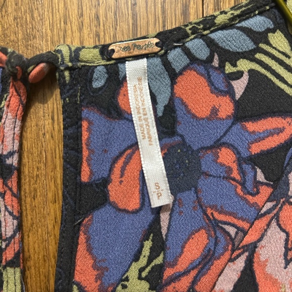 Free People Black Floral Tunic - Picture 4 of 4